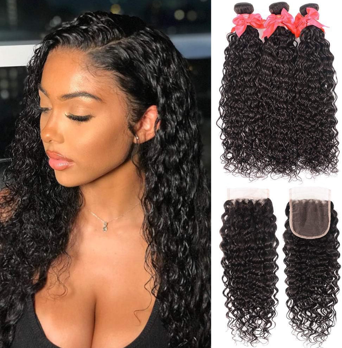 Bundles, sew-ins, hair pieces, and wigs